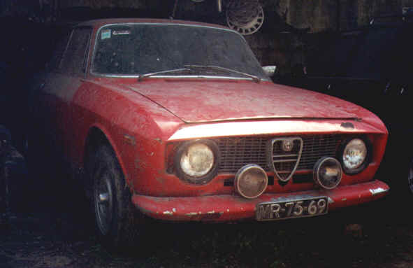 O meu Giulia Sprint GT a restaurar